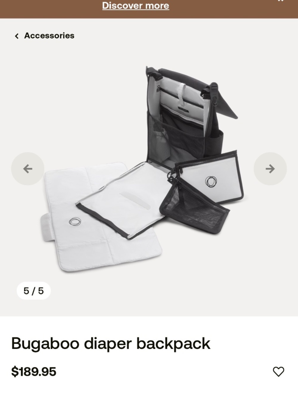 NWT Bugaboo Changing Backpack - Picture 3 of 12